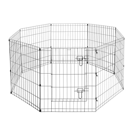Pet Adobe Folding 8 Panel Pet Playpen - 24x30-inch 260425RYW